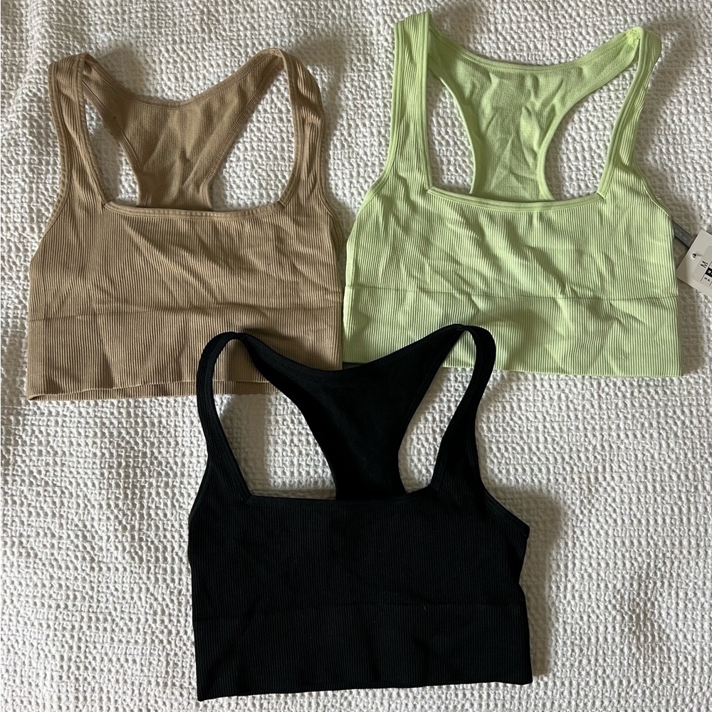 3 Ardene Sports Bra’s No Padding (S/M)